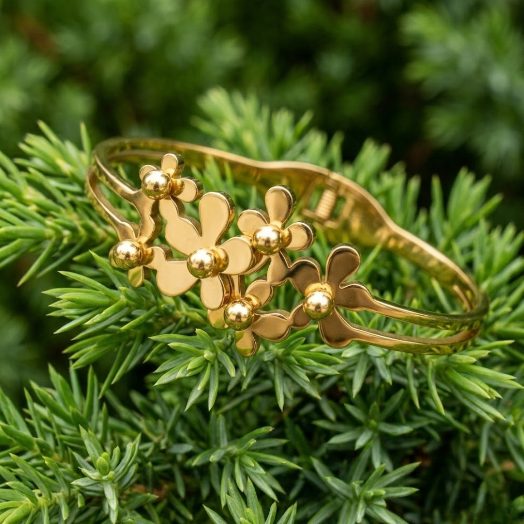 Golden Flower Bracelet