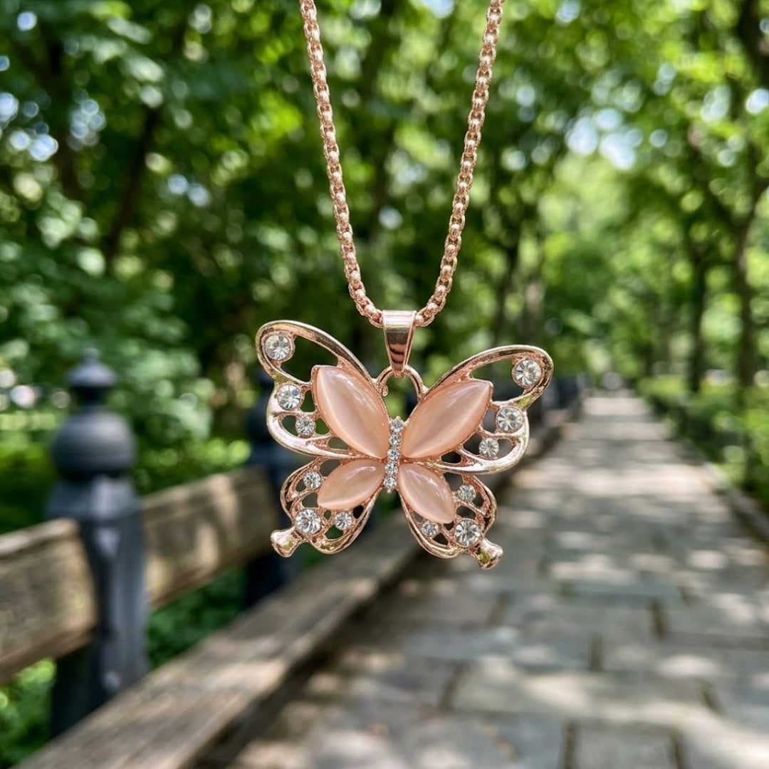 Elegant Butterfly Necklace