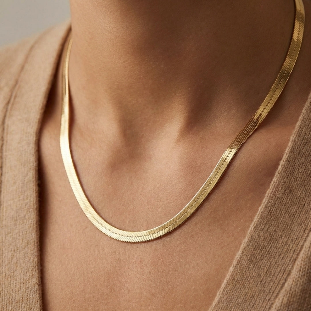 Chelsea Herringbone Necklace