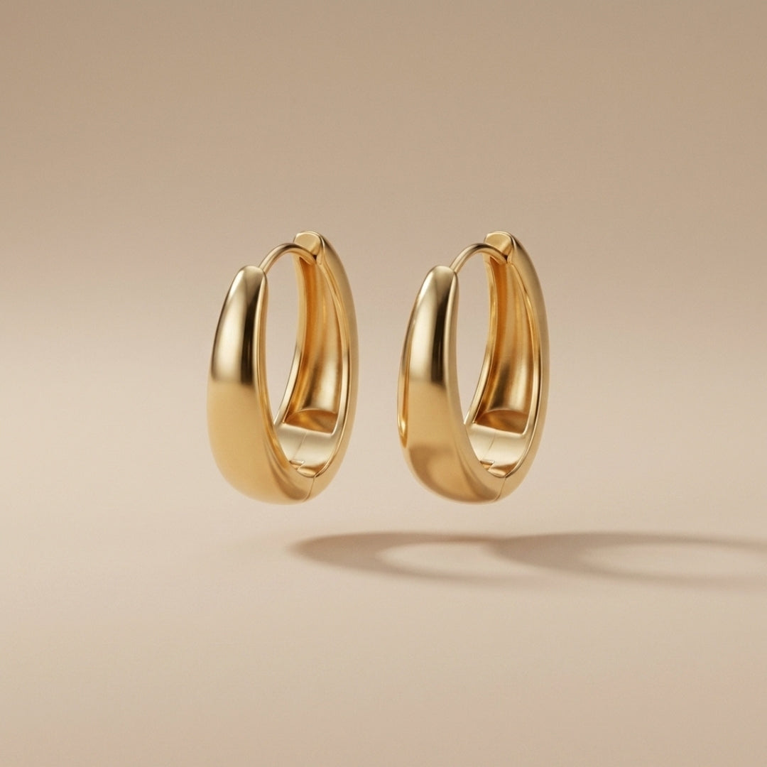 Valentina Gold Hoop Earrings