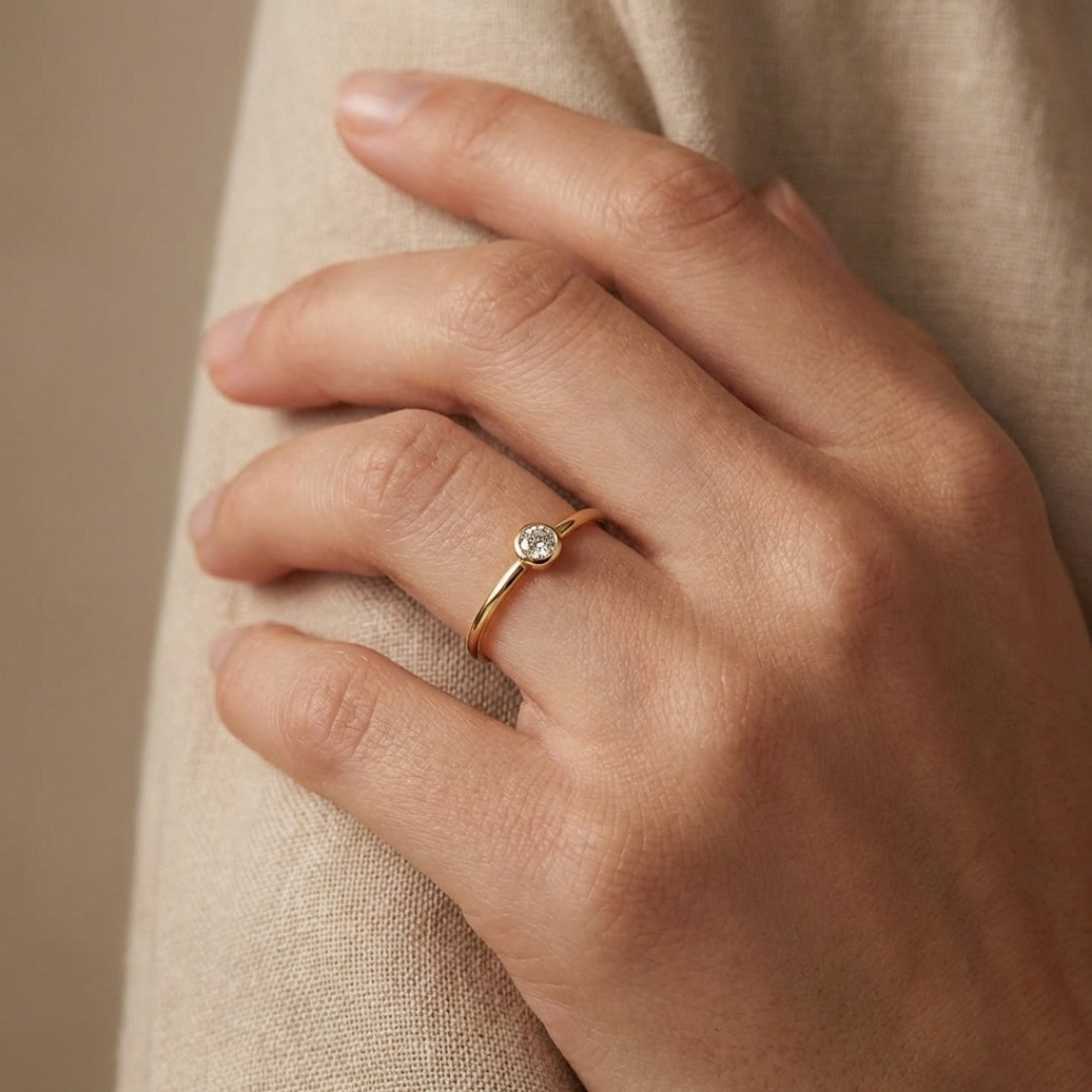 Dainty Birthstone Ring