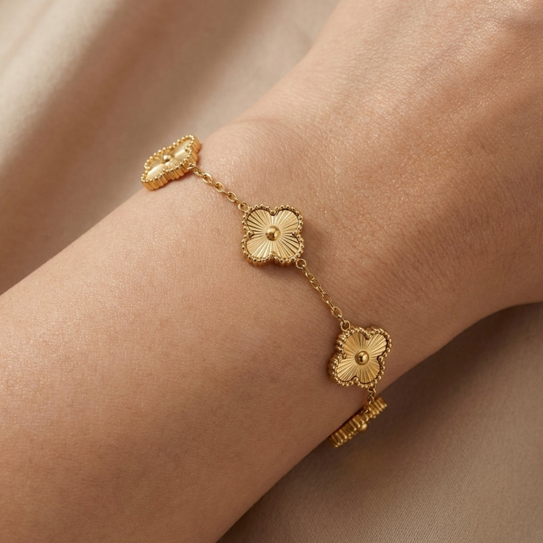 Golden Clover Bracelet