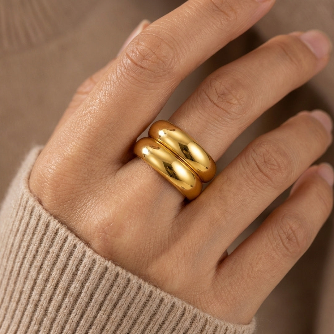 Birdie Stack Ring