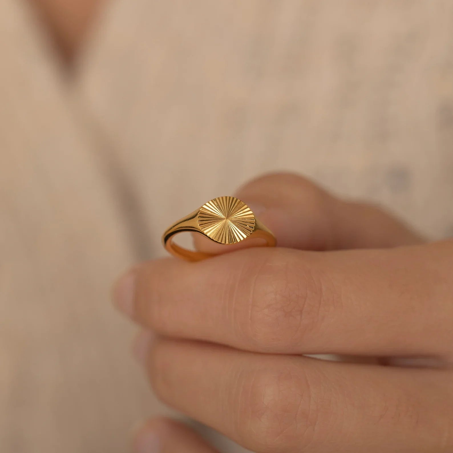 Ellie® Sunburst Rising Ring