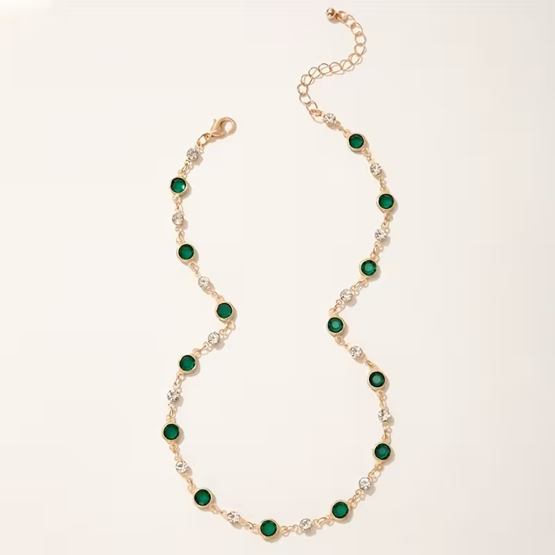 Verdant Dots Necklace