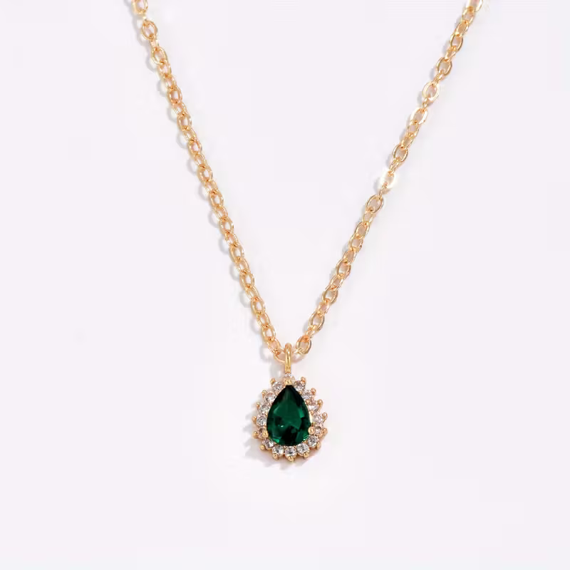 Emerald Dew Necklace