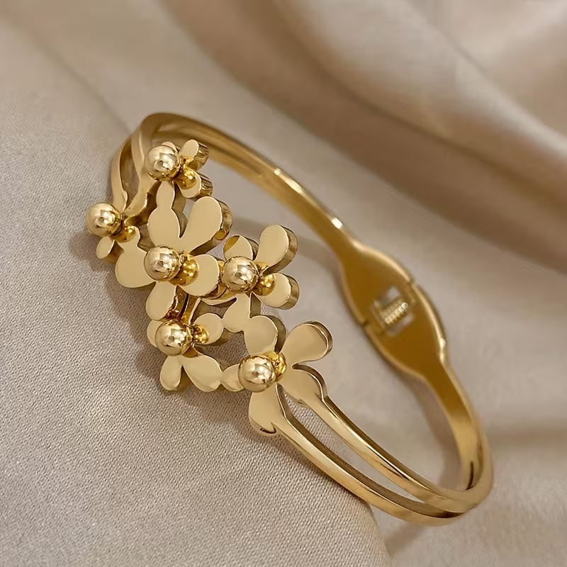 Golden Flower Bracelet