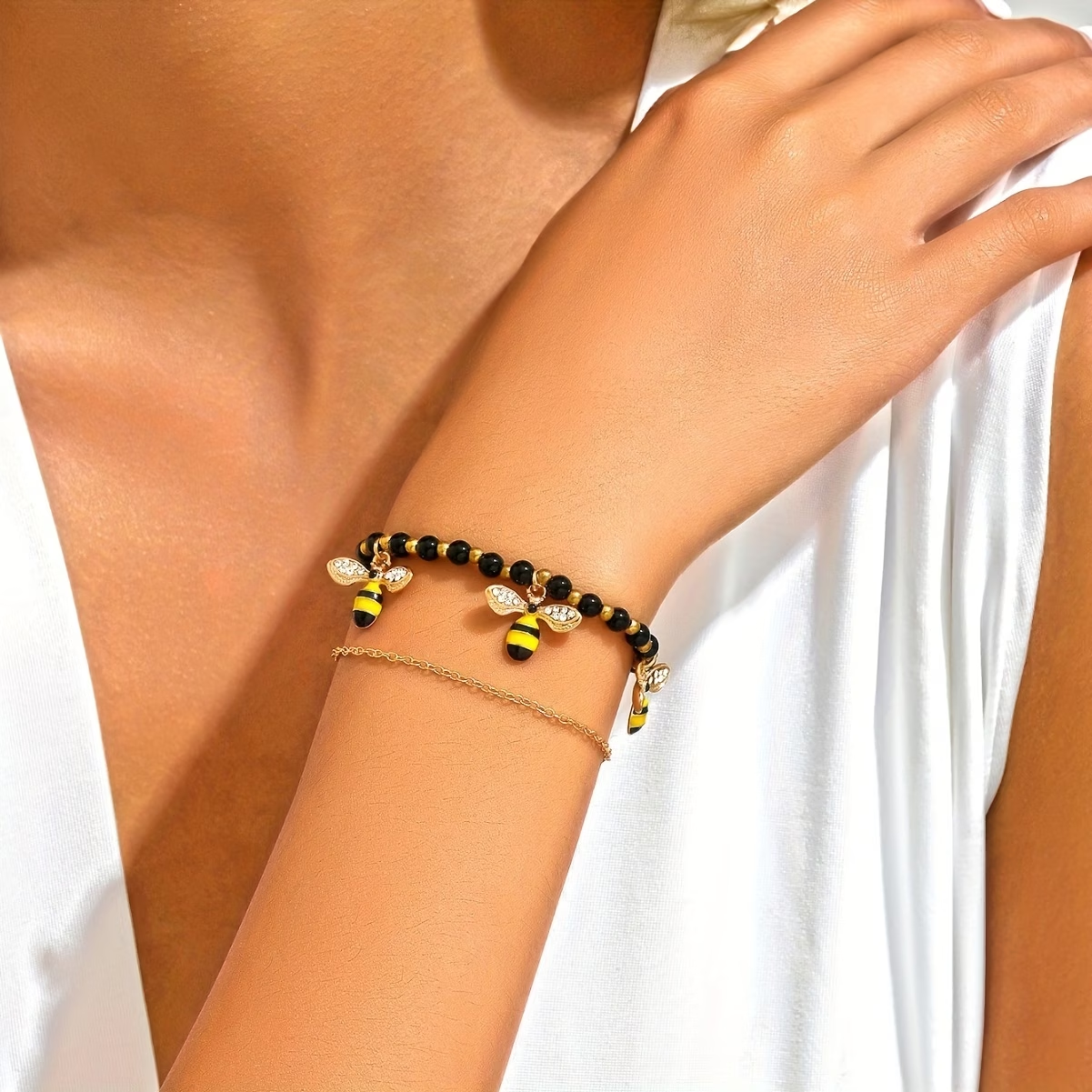 Bee Charm Bracelet