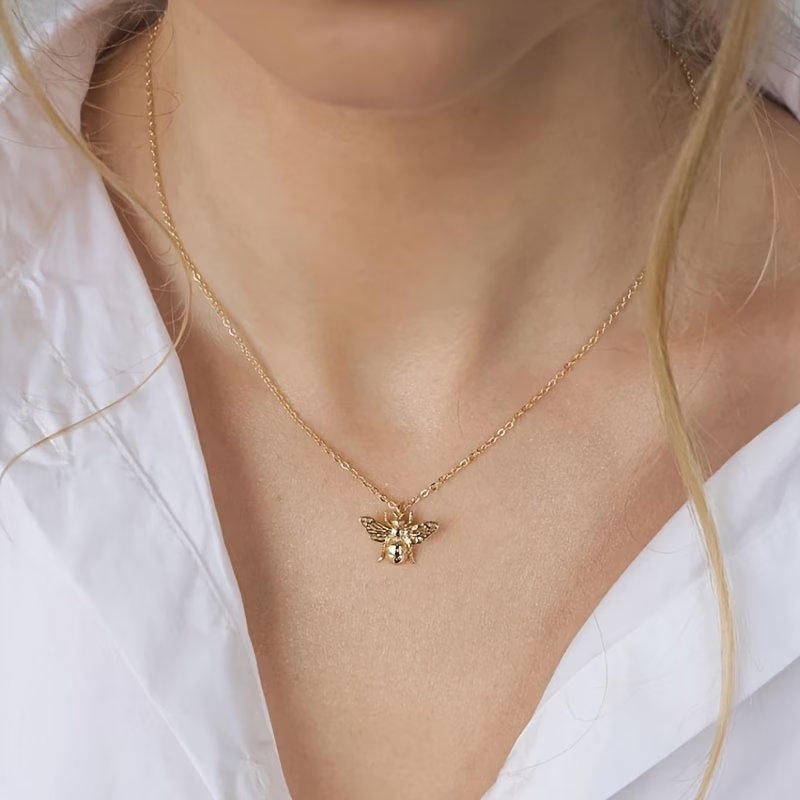 Golden Bee Necklace