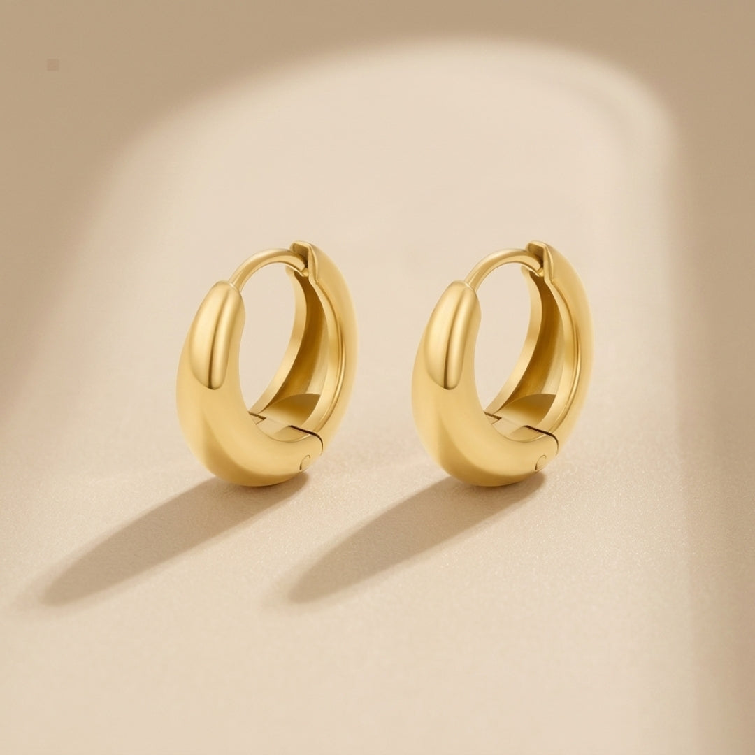 Audrey Gold Hoop Earrings