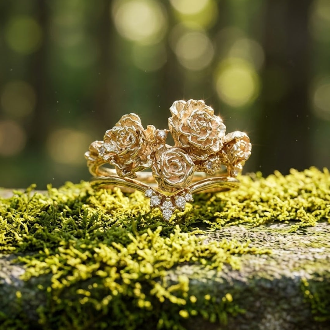 Garden Blossom Gold Ring