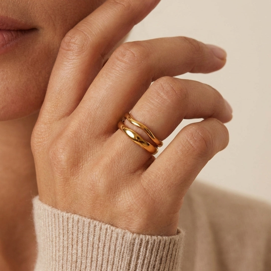 Gold Infinity Loop Ring