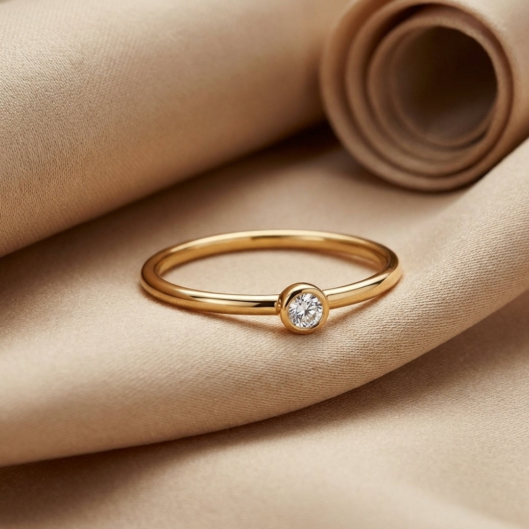 Dainty Birthstone Ring