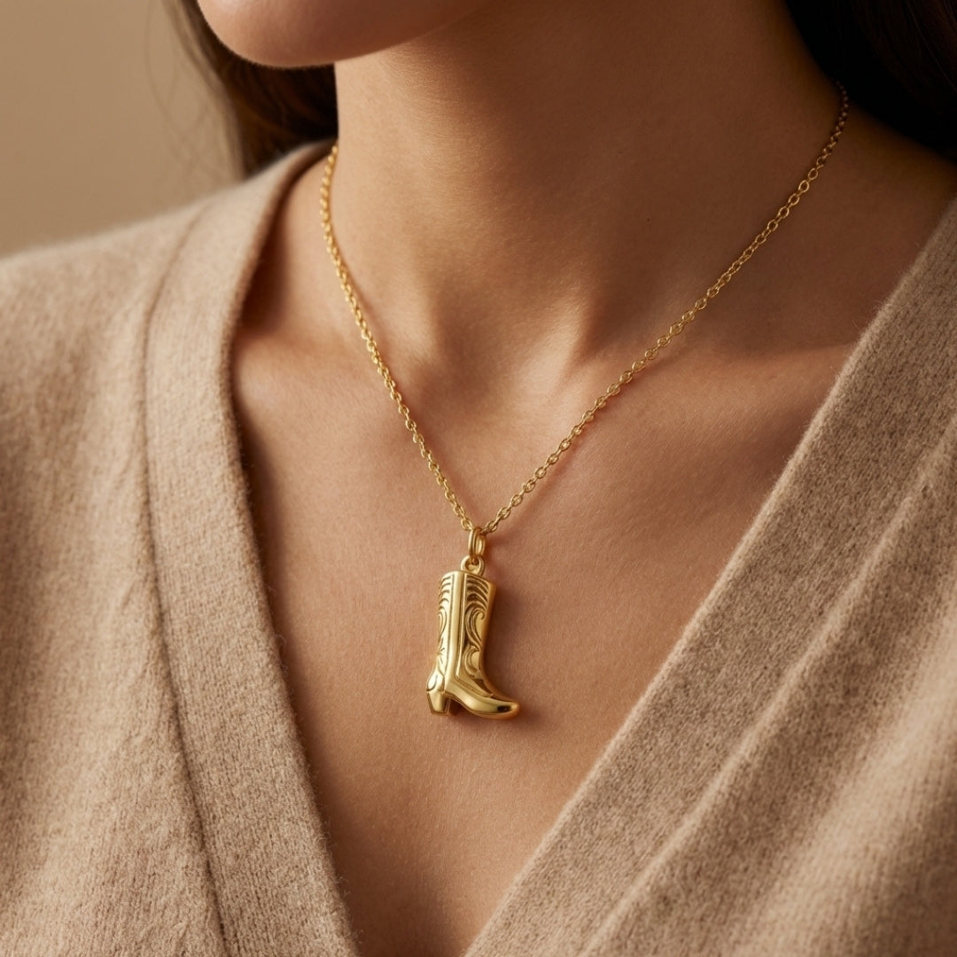 Jessie® Cowgirl Boot Pendant