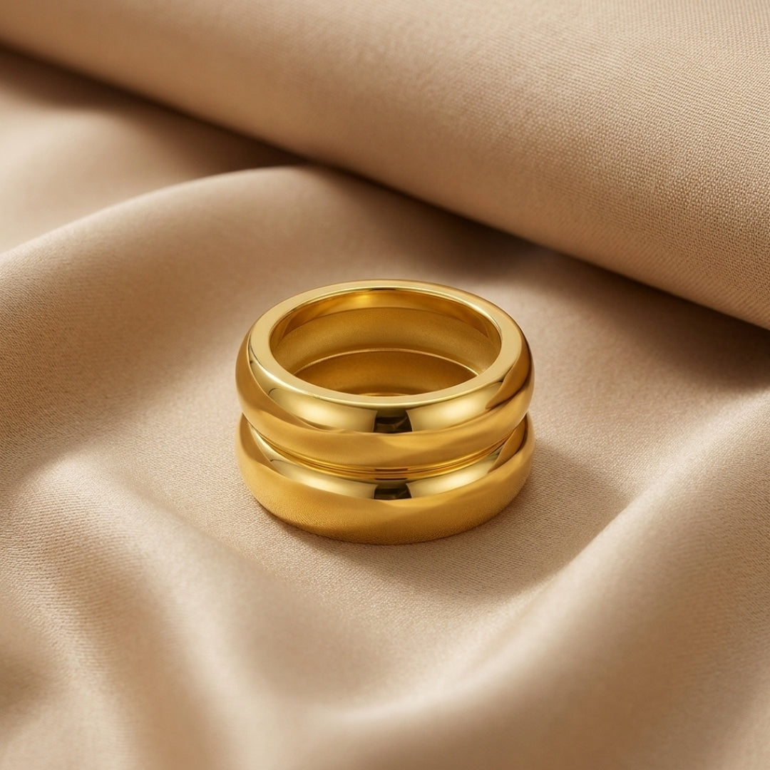 Birdie Stack Ring