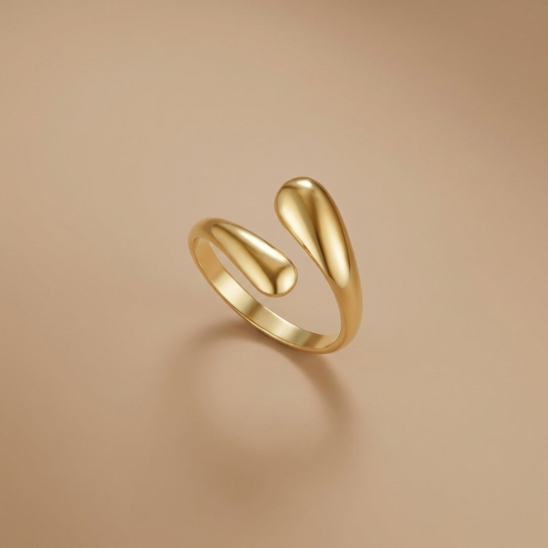 Raven Gold Wrap Ring