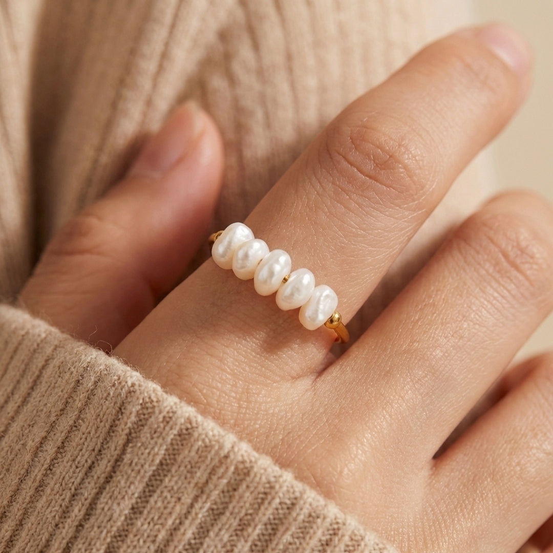 Ariel Mini Pearl Ring