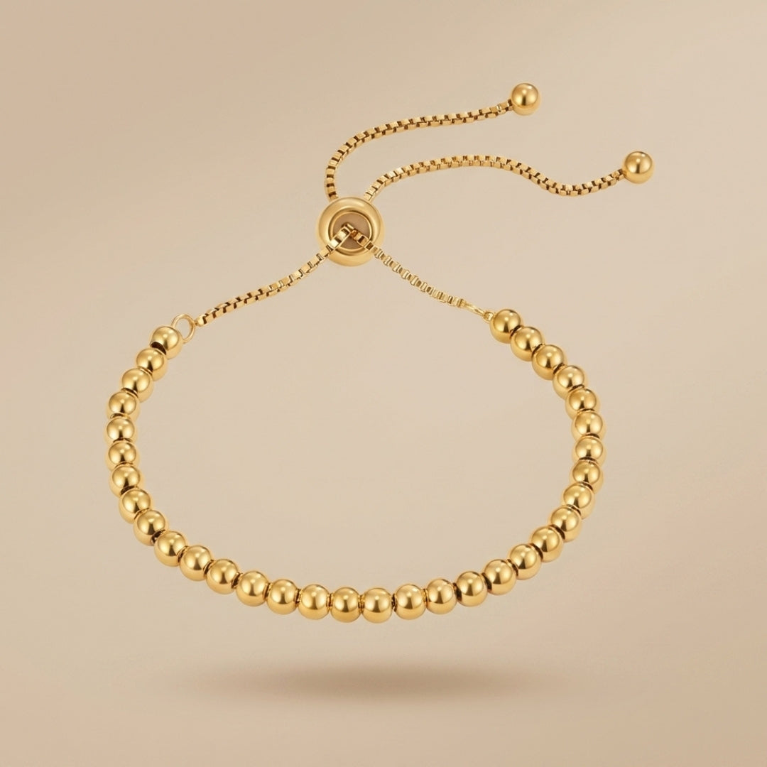 Niloya Beaded Gold Bracelet