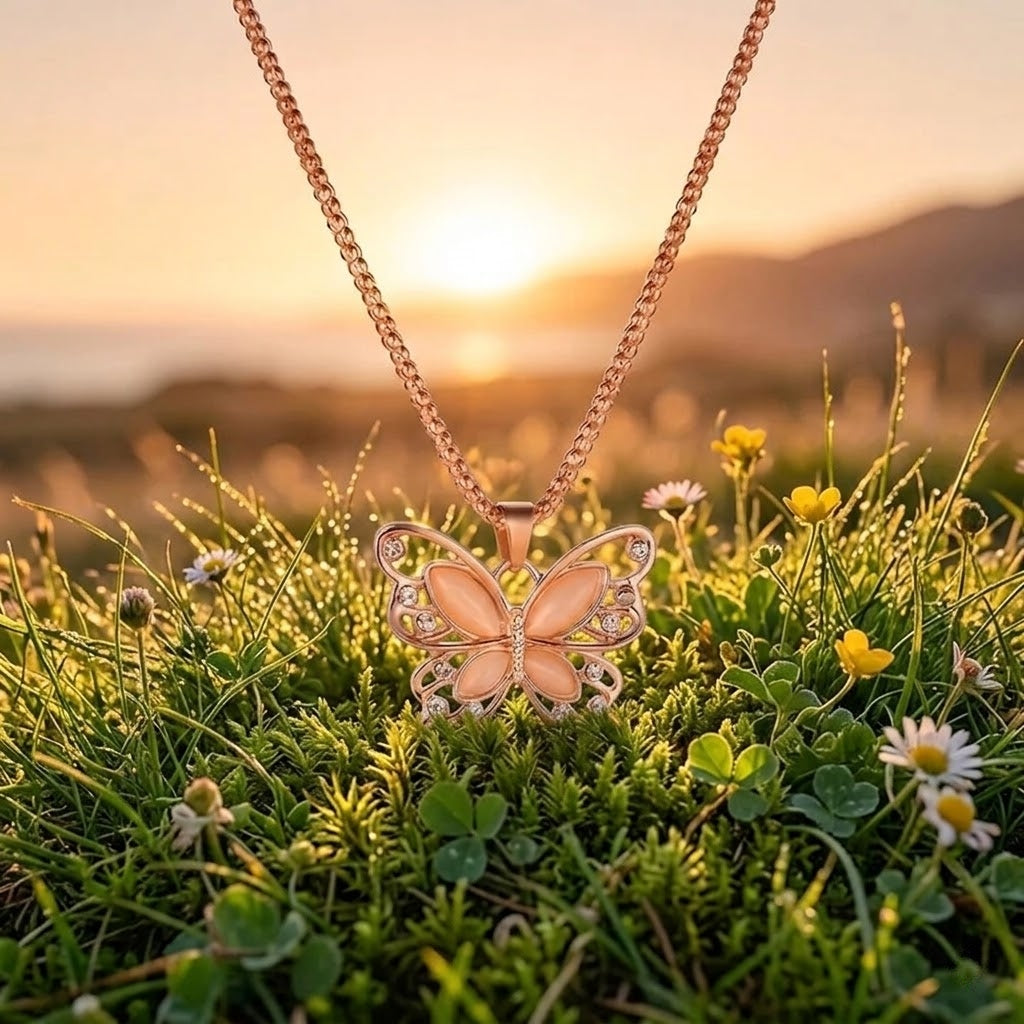 Elegant Butterfly Necklace